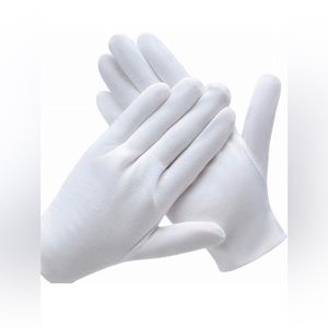 Men’s White Evening Gloves - M/L - 2Pair for the Price of One